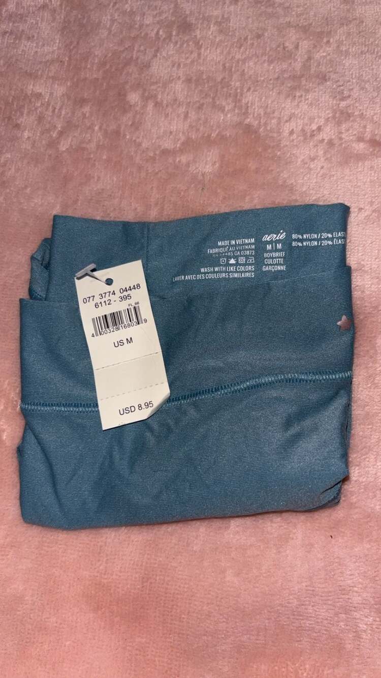 Aerie Boybrief Size M Blue